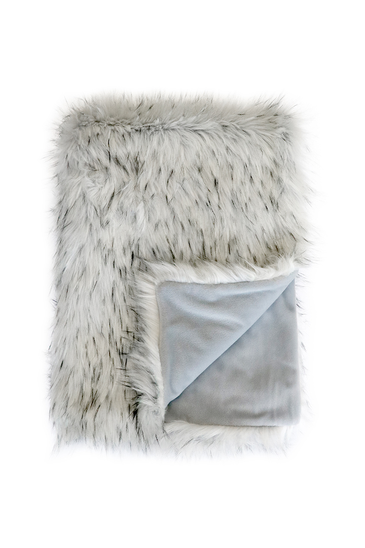 Heirloom Exotic Faux Fur - Cushion / Throw -  Alpine Coyote image 2